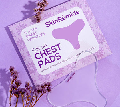 Say Goodbye to Chest and Neck Wrinkles with SkinRemide® Silicone Pads - SkinRèmide