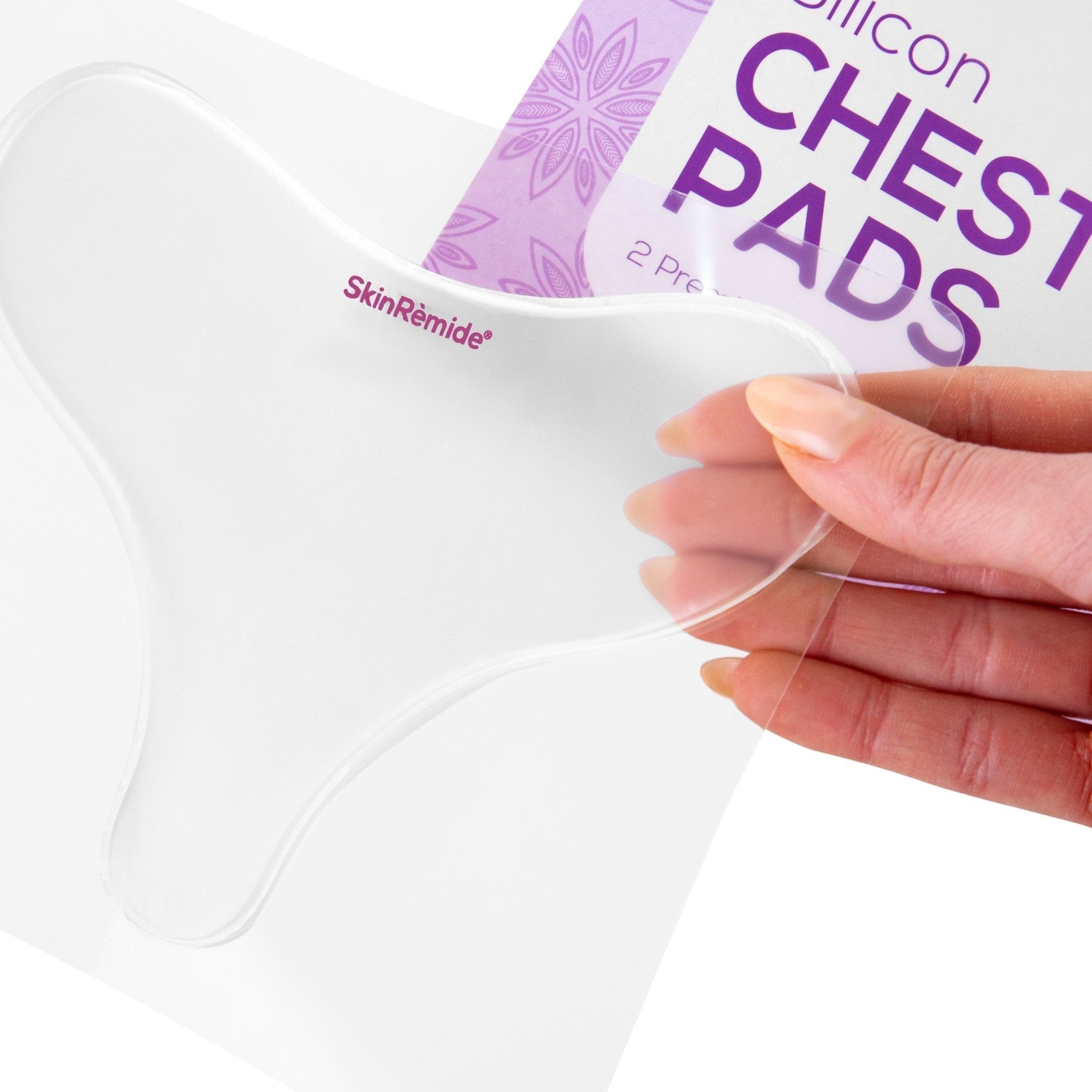 SkinRemide Silicon Pads for Decollete Chest Wrinkles Smoothes wrinkles on the chest SkinRèmide